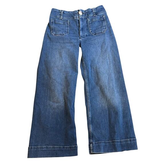 Anthropologie The Colette Classic Blue Wide-Leg Women's Jeans - Picture 2 of 8